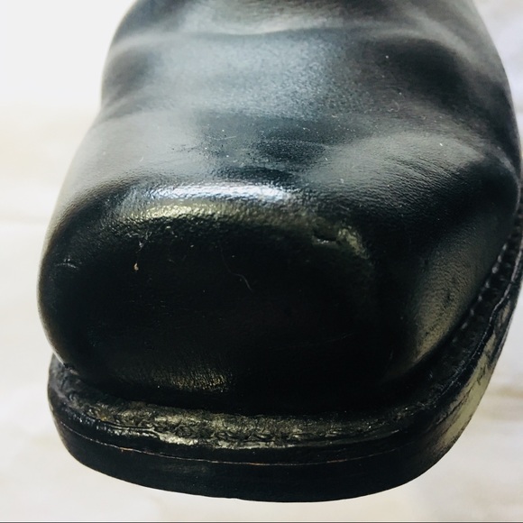 Frye Men’s Leather Motorcycle Boots Buckle 13 M - Picture 6 of 8